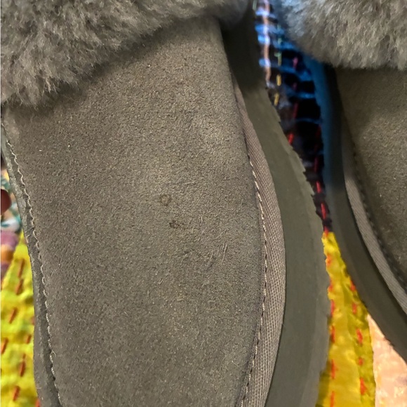 UGG Charcoal Plush Slippers - Picture 9 of 11